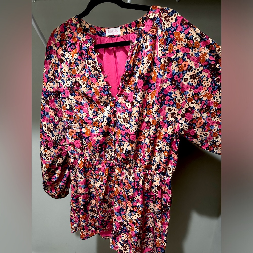 XL floral romper